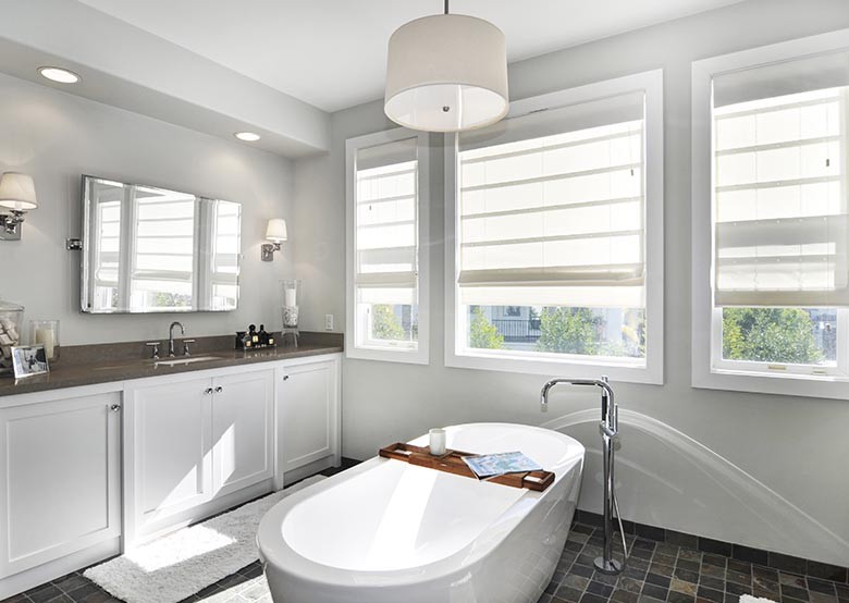 Sleek Modern Master Bathroom